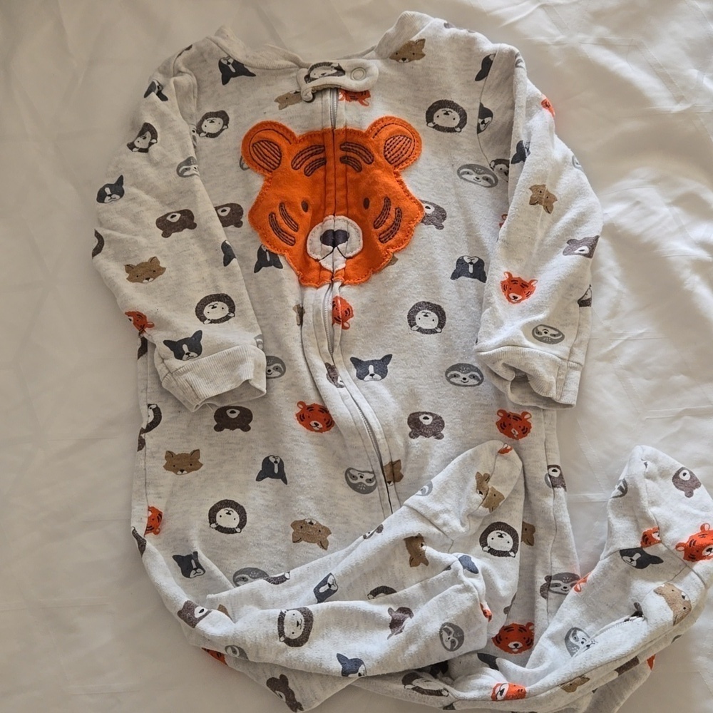 Child of Mine Caryer's sleeper with feet, 6-9 months
